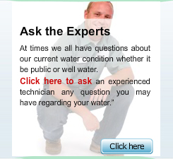 Ask the experts regarding your water